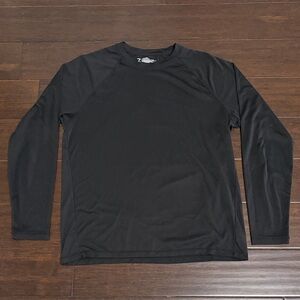 Men's Zella Black Long Sleeve Shirt